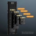 Qoltec 52271 cieto disku uzglabāšanas sistēma SSD diska korpuss Pelēks M.2