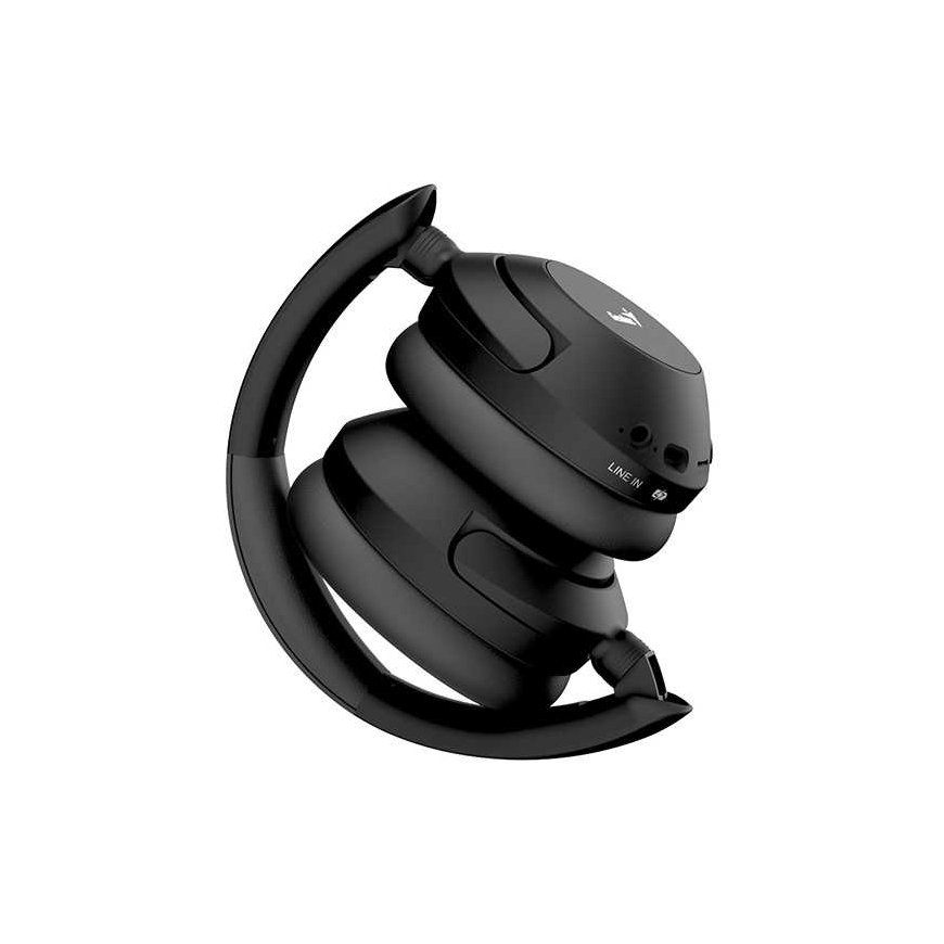 Genius HS-810BT ausinės su mikrofonu, garsumo valdymas, juoda, bluetooth – 2