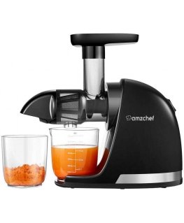 AMZCHEF 1501-BK-SM Slow Juicer (Black)