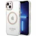 Guess dėklas, skirtas iPhone 15 Plus 6,7 GUHMP15MHTRMD auksinis HC Magsafe Metal Outline Guess dėklas, skirtas iPhone 15 Plus 6,7 GUHMP15MHTRMD auksinis HC Magsafe Metal Outline