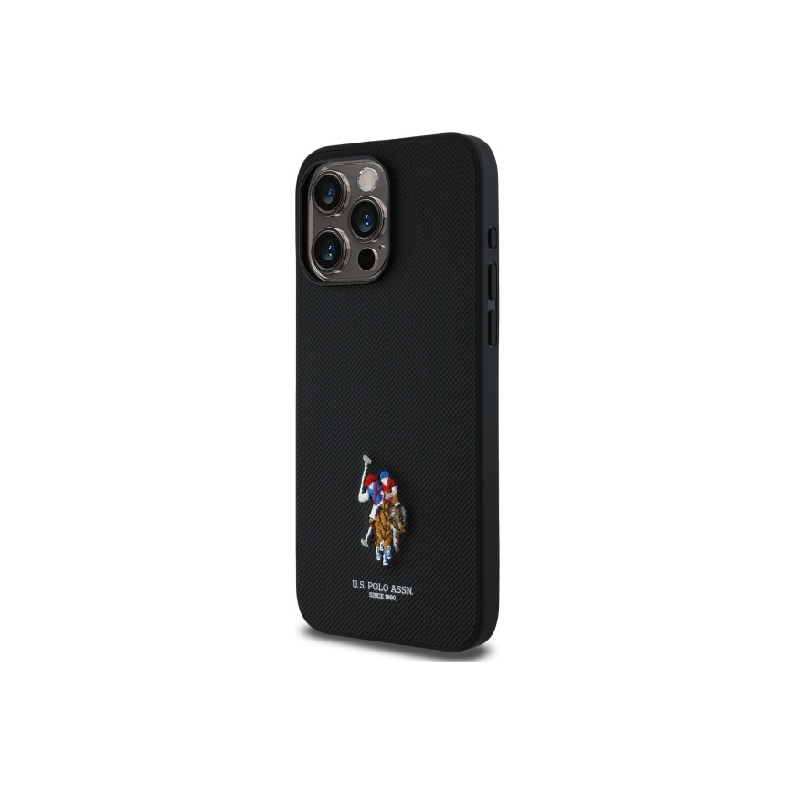 Dėklas Us Polo Assn US Polo USHCP15XPEMK iPhone 15 Pro Max 6,7" juoda/juodas Embroidered DH Color – 5