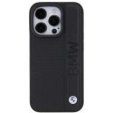 Dėklas BMW BMHCP15X22RDPK iPhone 15 Pro Max 6.7" juoda/juodas hardcase Leather Textured & Stripe Dėklas BMW BMHCP15X22RDPK iPhone 15 Pro Max 6.7" juoda/juodas hardcase Leather Textured & Stripe
