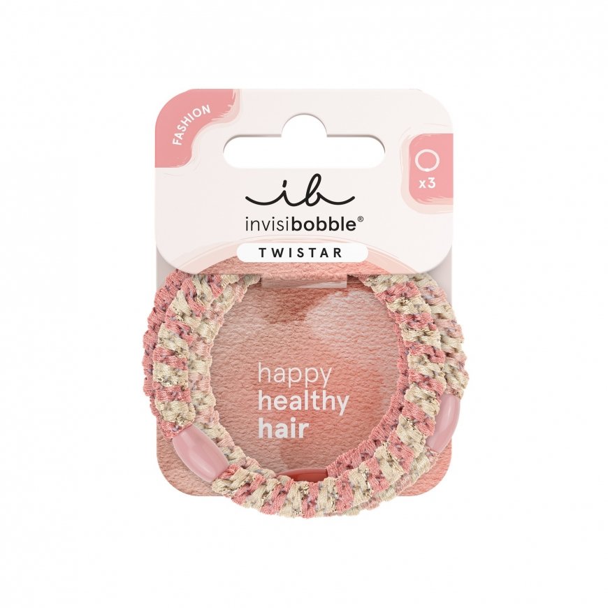 Twistar Blush Braids ( 3 ks ) - Gumičky do vlasů