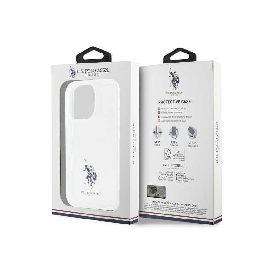Case Us Polo Assn US Polo USHCP15XUSMT iPhone 15 Pro Max 6.7" transparent IML Printed Double Horse Logo – 2