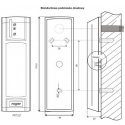 CONTACTLESS READER PRT12LT-BK-G ROGER