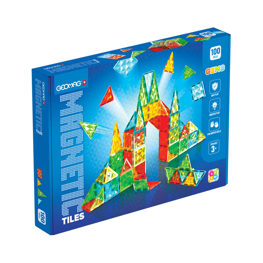 Geomag Gems 100 magnetinės plytelės – 2
