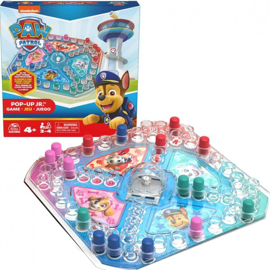 Spin Master Psi Patrol Gra planszowa chińczyk Pop Up Junior – 2