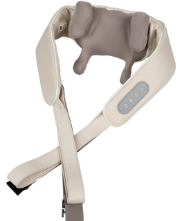 Neck and back massager, kneader, wireless, 3D, heating function, REBEL ACTIVE