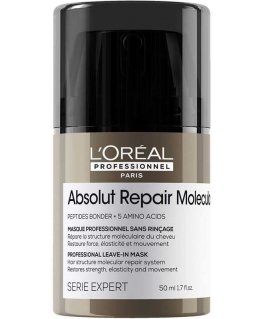 L'Oreal ABSOLUT REPAIR MOLECULAR professional leave-in repair mask for damaged hair 50 ml