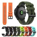 Silicone Strap for Garmin Fenix 7X / Fenix 6X / Fenix 5X Plus / Fenix 3 - 26mm - Black