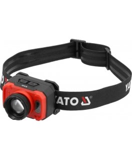 YATO FLASHLIGHT CZOŁOWA 600LM BATTERY CZUJNIK RUCH