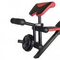 HMS Fitness LS3859 Regulējams svarcelšanas treniņu sols Pielāgojama atzveltne Regulējams sēdeklis Sp