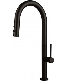 Kitchen faucet with pull-out spout - 2 types of spray
