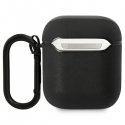 BMW BMA222RVSK AirPods 1/2 cover black/black Leather Color Lines BMW BMA222RVSK AirPods 1/2 cover black/black Leather Color Lines