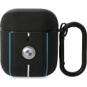 BMW BMA222RVSK AirPods 1/2 cover black/black Leather Color Lines BMW BMA222RVSK AirPods 1/2 cover black/black Leather Color Lines