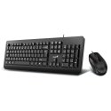 Genius KM-160 COPILOT, komplektas klaviatūra su optyczną myszką, CZ/SK, klasyczna, neperšlampamas rodzaj su laidu (USB), juoda Genius KM-160 COPILOT, komplektas klaviatūra su optyczną myszką, CZ/SK, klasyczna, neperšlampamas rodzaj su laidu (USB), juoda