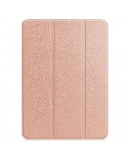 iPad 10.2 Tri-Fold Eco-Leather Stand Case Rose Gold