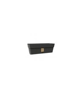 Flower box with tray Ethica 50x18x17cm grey