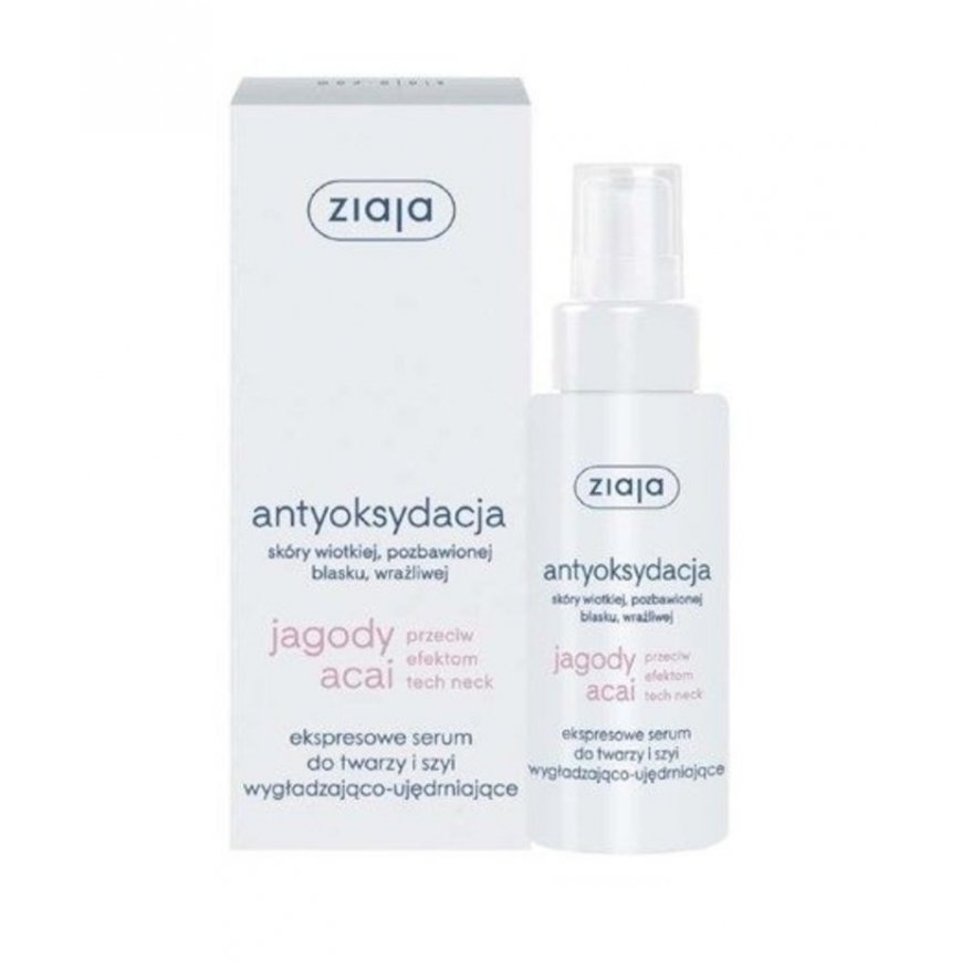 Smoothing serum for face and neck