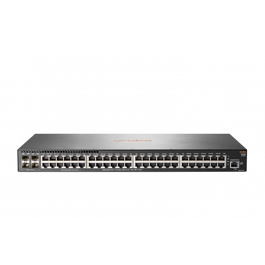 HPE Aruba Networking 2930F 48G 4SFP Hallittu L3 Gigabit Ethernet (10/100/1000) 1U Harmaa
