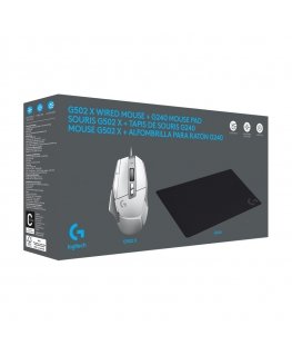 Logitech G502 X Gaming Mouse White - USB/N/A - EMEA28-935