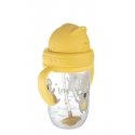 Canpolbabies CANPOL BABIES neišsipilanti gertuvė su šiaudeliu EXOTIC ANIMALS, 6m+, 270ml, yellow, 56/606_yel