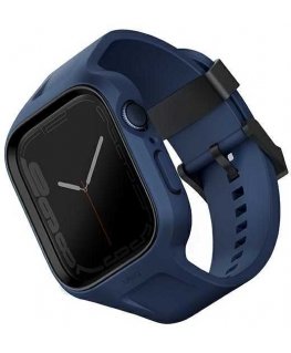 Uniq Monos Apple Watch 44/45mm Hybrid Band and Case, Blue