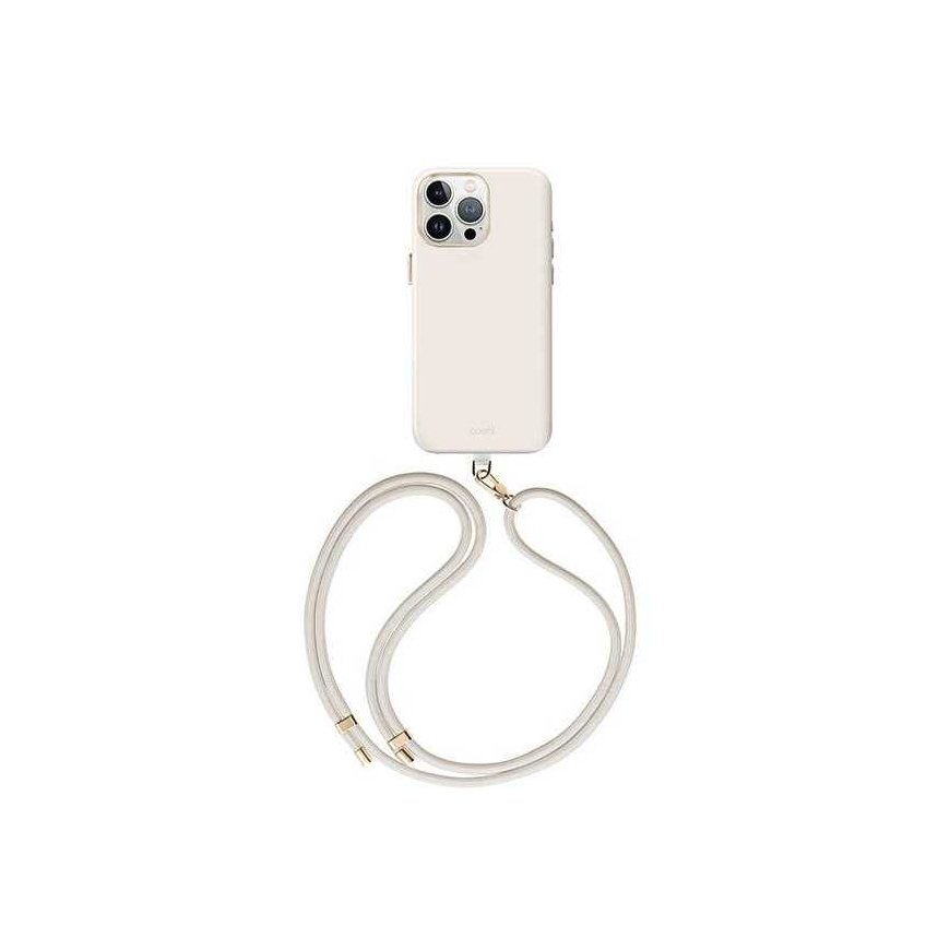 Case UNIQ etui Coehl Creme iPhone 15 Pro Max 6.7" Magnetic Charging ivory/ivory