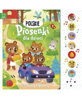 BOOK Aksjomat Polish songs for children. Listen and sing