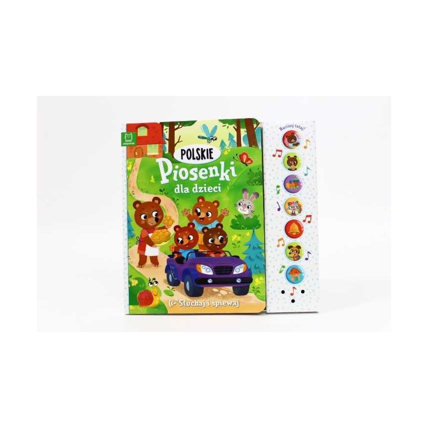 BOOK Aksjomat Polish songs for children. Listen and sing – 2