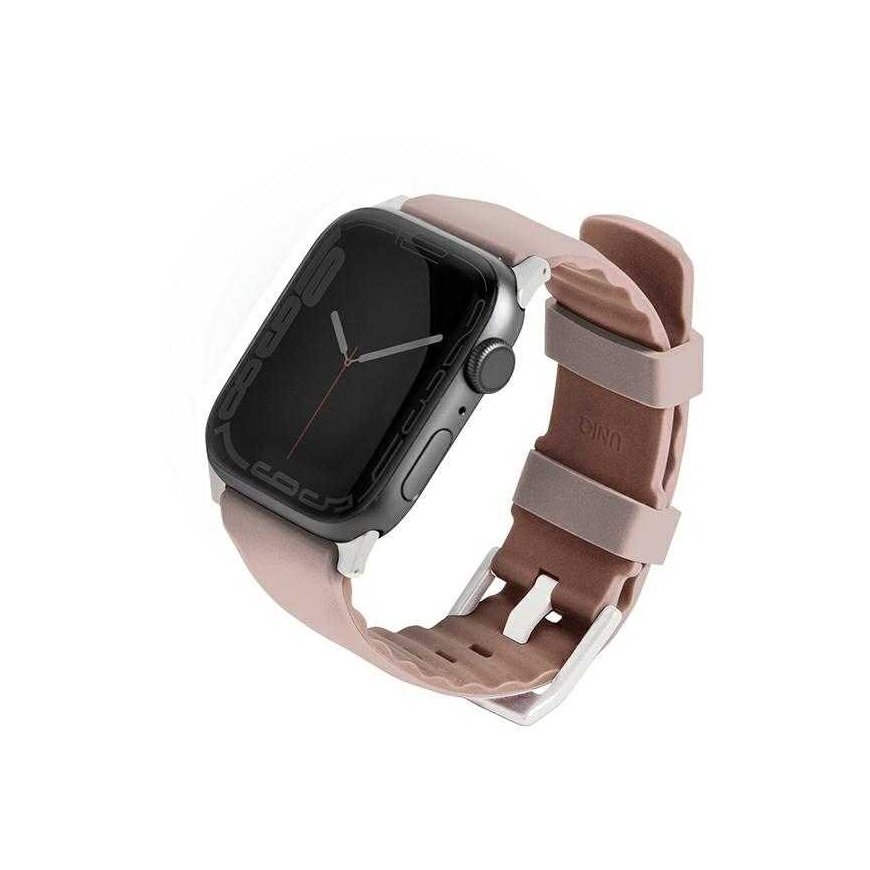 Išmaniojo laikrodžio Apple 4/5/6/7/8/SE silikoninis dirželis Uniq, Rausvos spalvos, 40/41mm – 2