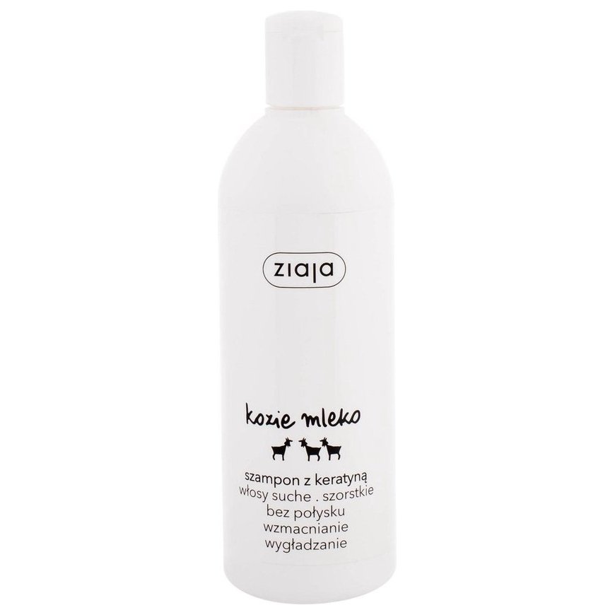 Shampoo for dry and matt hair with keratin Goat`s Milk 400 ml