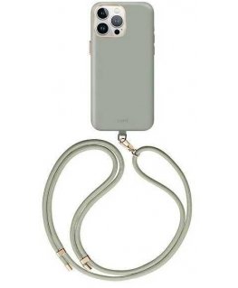 Case "Uniq Coehl Creme" Apple iPhone 15 Pro Max Magsafe compatible, sage / glance