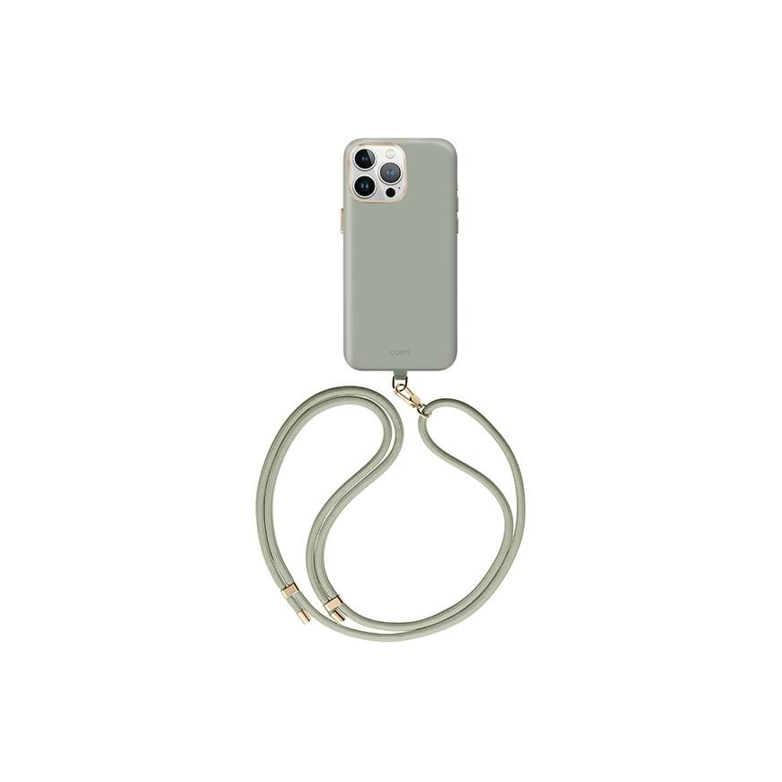 Case "Uniq Coehl Creme" Apple iPhone 15 Pro Max Magsafe compatible, sage / glance – 2