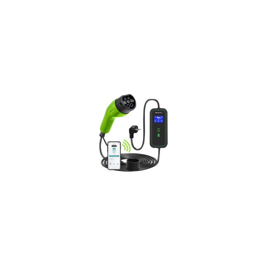 Qoltec Mobile charger for EV 2in1