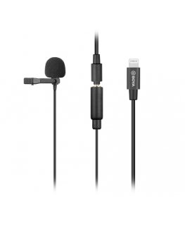BOYA BY-M2 mikrofonas Juoda „Lavalier“ / „Lapel“ mikrofonas