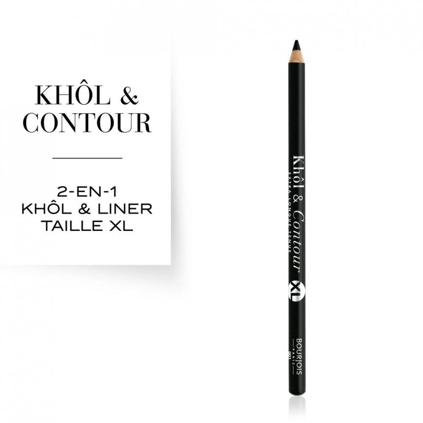 Bourjois Khol contour xl eye pencil 1,2 g Kohl 01 Noir-issime – 3