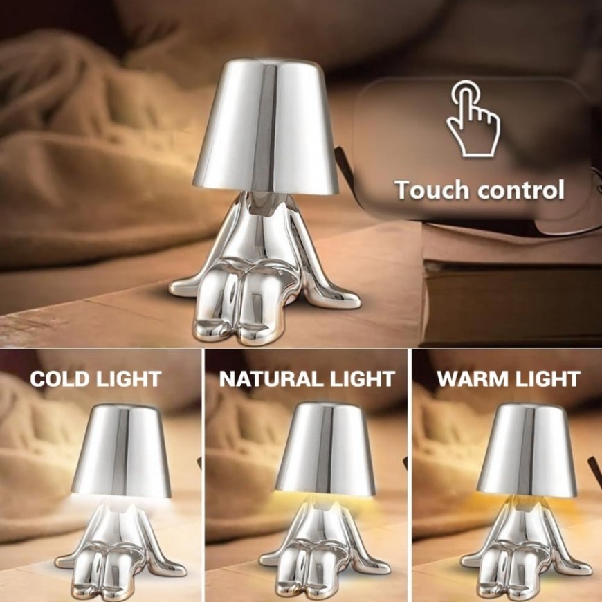 Night lamp Silver Man design E