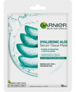 Hyaluronic Aloe Serum Tissue Mask - Textile face mask with aloe