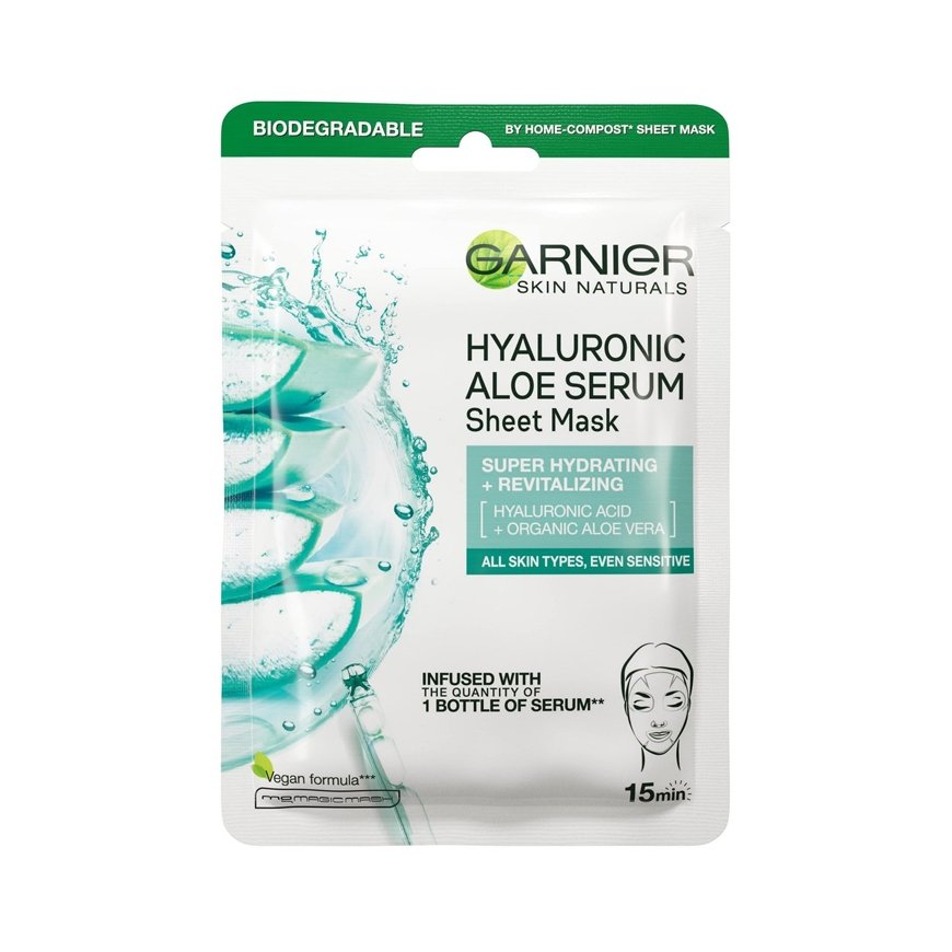 Hyaluronic Aloe Serum Tissue Mask - Textile face mask with aloe – 2