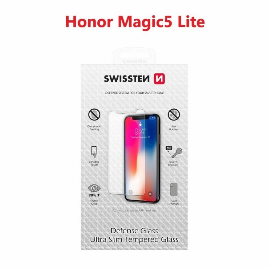 Swissten Ultra Slim Tempered Glass for Honor Magic 5 Lite