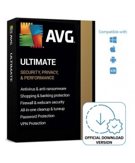 Avast AVG Ultimate - IS, VPN, TuneUp (10 devices) - 1 year DE | Download & Product Key
