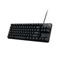 iBOX Eris USB tastatūra, pelēka/melna