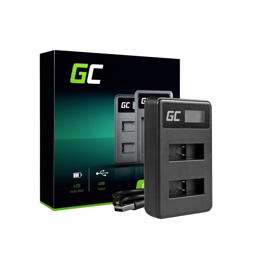Green Cell AHBBP-501 akulaadija Digikaamera aku USB – 5