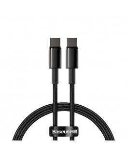 Baseus 6953156232051 USB кабель USB 2.0 1 m USB C Черный