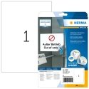 HERMA Removable labels A4 210x297 mm white Movables/removable paper matt 25 pcs.