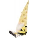Saska Garden gnome sitting drone 35+6cm in sneakers spring decoration Saska Garden gnome sitting drone 35+6cm in sneakers spring decoration