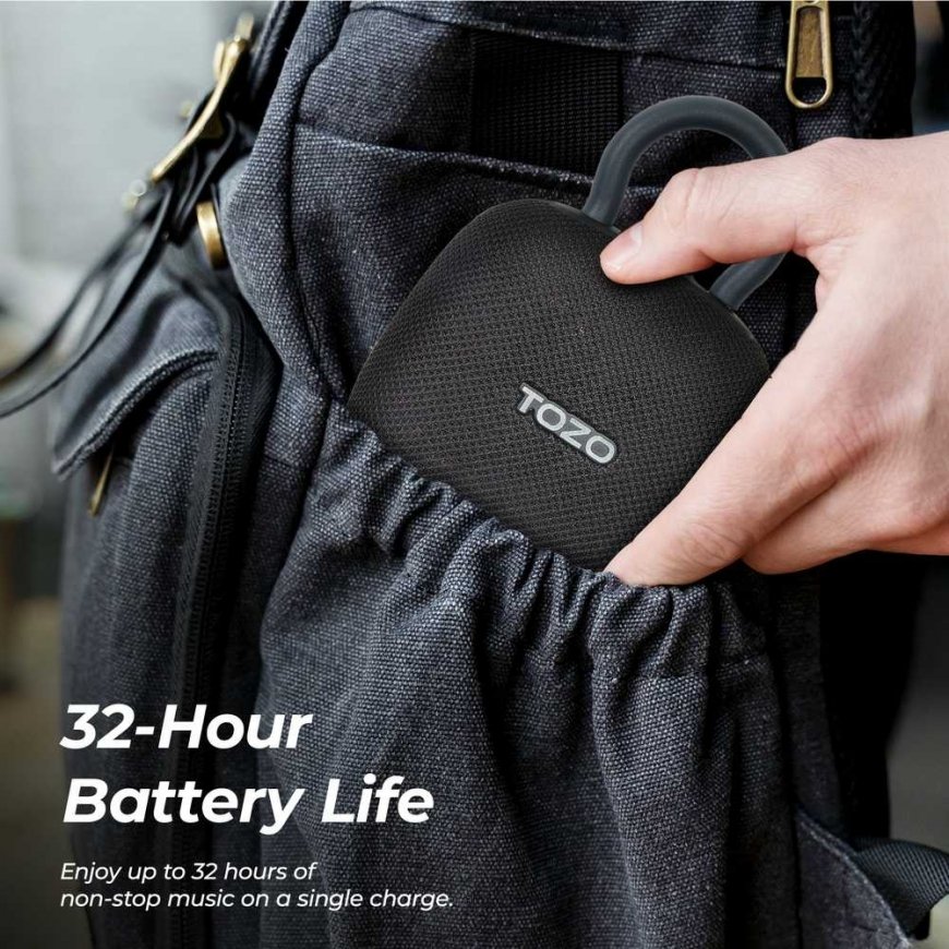 Tozo SoundGo Nešiojama kolonėlė Bluetooth Juodas – 4