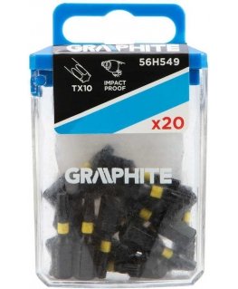 Graphite TX10 x 25 mm impact tips, 20 pcs.