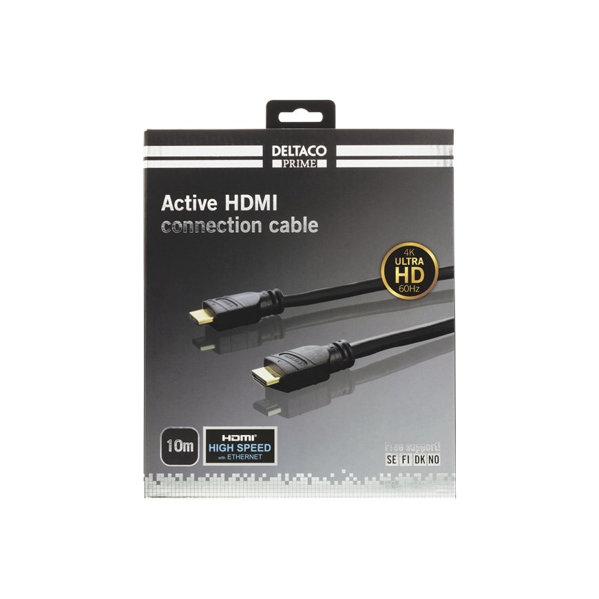 Deltaco Prime HDMI кабель 10 m HDMI Тип A (Стандарт) Черный – 2